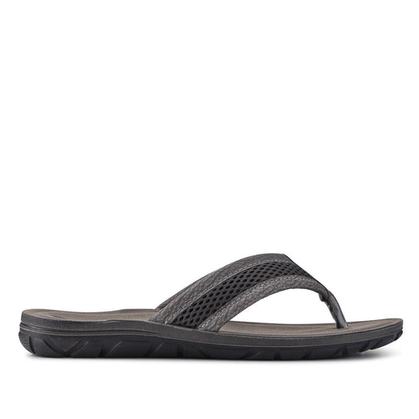 pavers Cushioning Toe Post Sandals - Grey