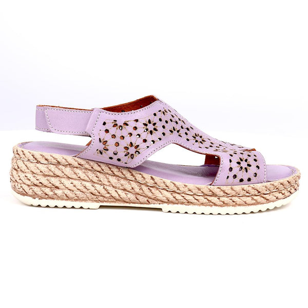 pavers Cut-Out Detail Sandals - Lilac