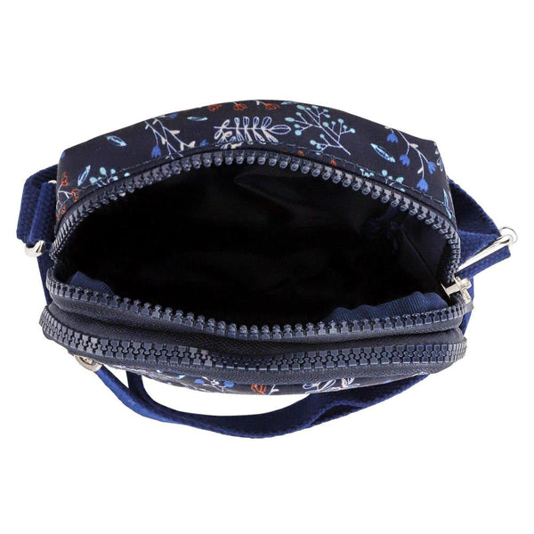 Pavers Daily Zip-Up Crossbody Bag - Navy Combi