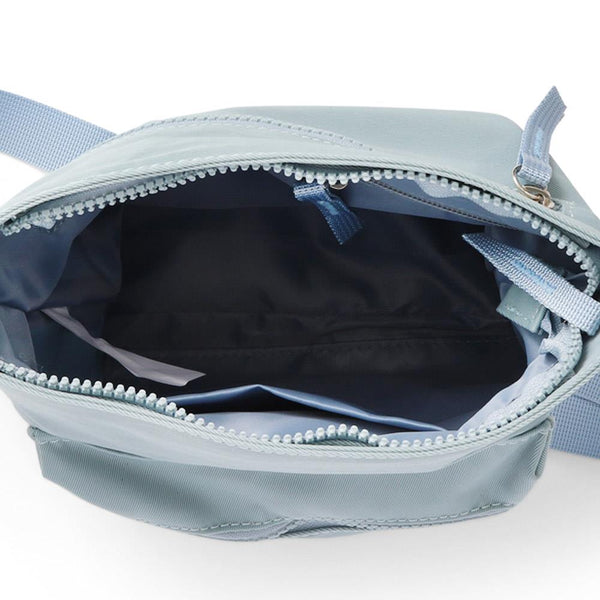 Pavers Dual Compartment Shoulder Bag - Light Blue