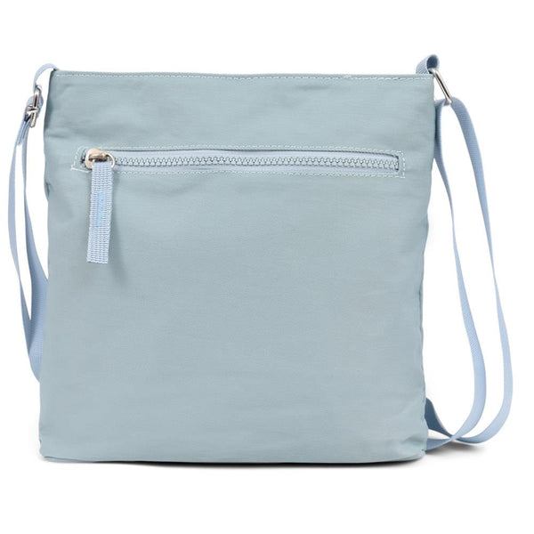 pavers Dual Compartment Shoulder Bag - Light Blue