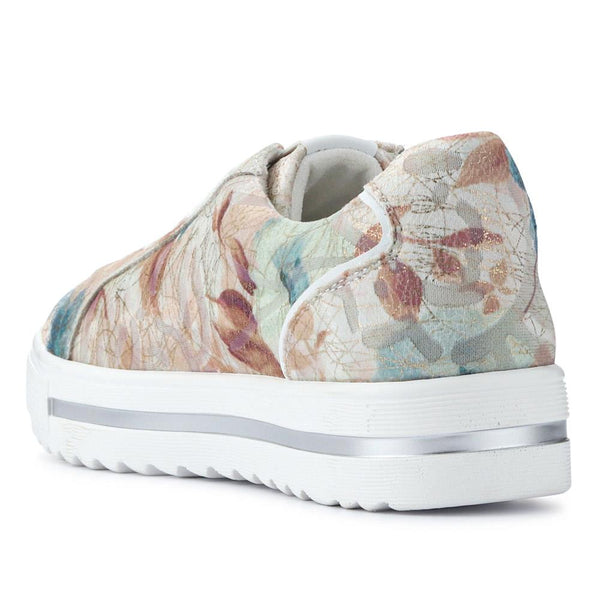 Pavers Dual-Fasten Platform Trainers - Floral