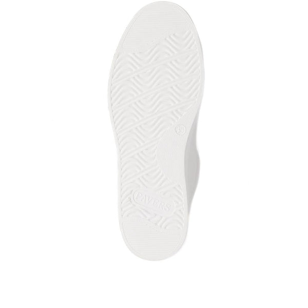 Pavers Dual-Fasten Trainers - White