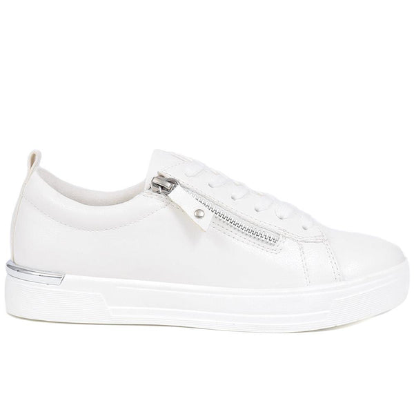 pavers Dual-Fasten Trainers - White
