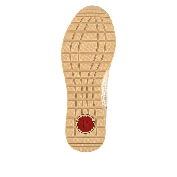 Pavers Dual-Fastening Casual Trainers - Beige
