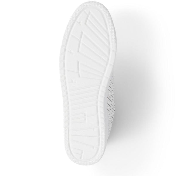 Pavers Dual-Fastening Trainers - White-Silver