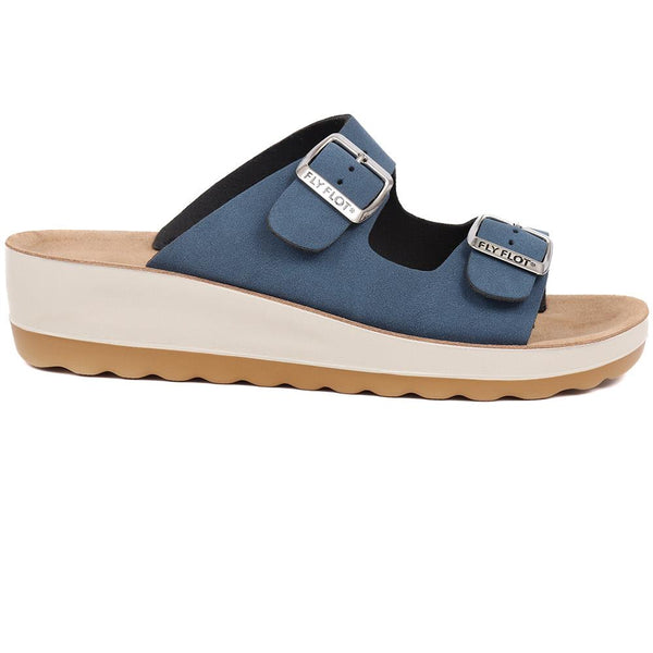 pavers Dual-Strap Sliders - Blue