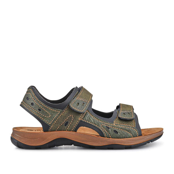 pavers Dual Touch-Fasten Sandals - Khaki