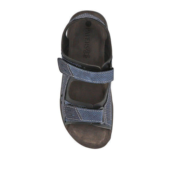 Pavers Dual Touch-Fasten Sandals - Navy