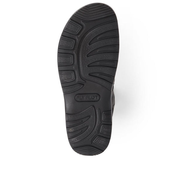 Pavers Dual-Touch-Fastening Sandals - Black