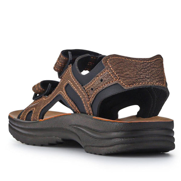 Pavers Dual Touch-Fastening Sandals - Brown