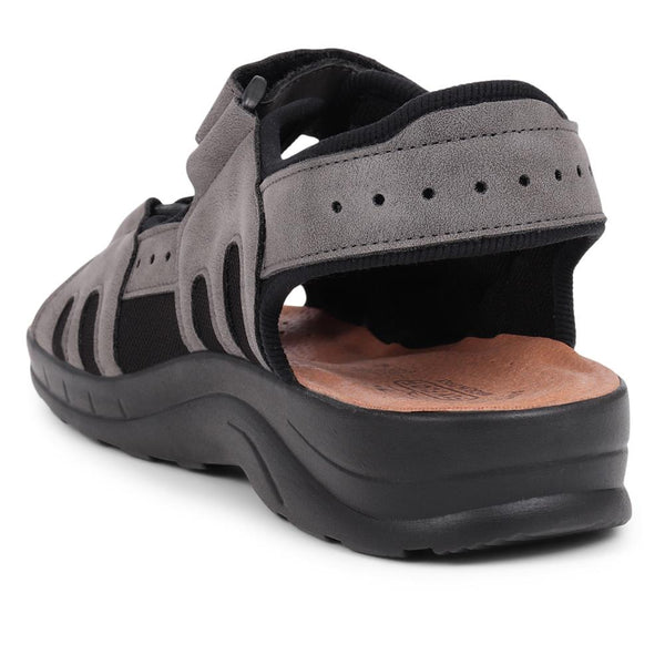 Pavers Dual-Touch-Fastening Sandals - Grey