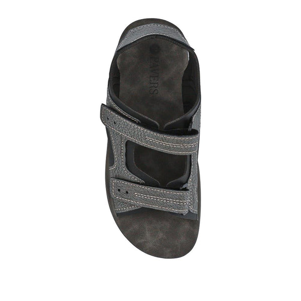 Pavers Dual Touch-Fastening Sandals - Grey