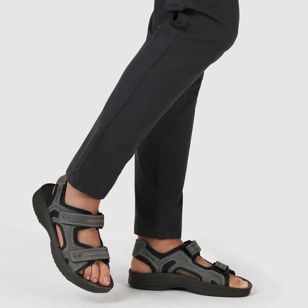 Pavers Dual Touch-Fastening Sandals - Grey