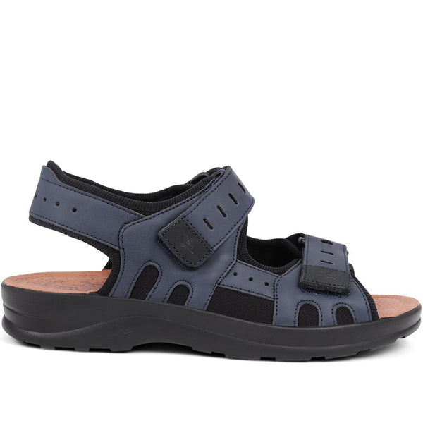 pavers Dual-Touch-Fastening Sandals - Navy