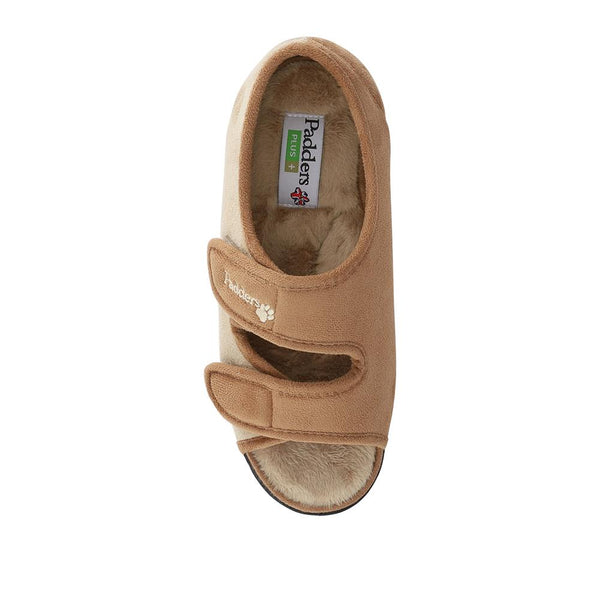 Pavers Dual Touch-Fastening Slippers - Taupe