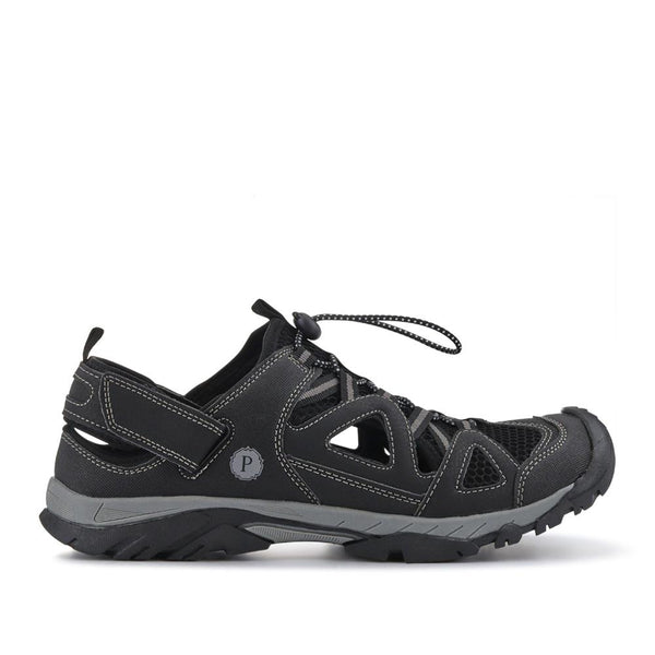 pavers Durable Walking Sandals - Black