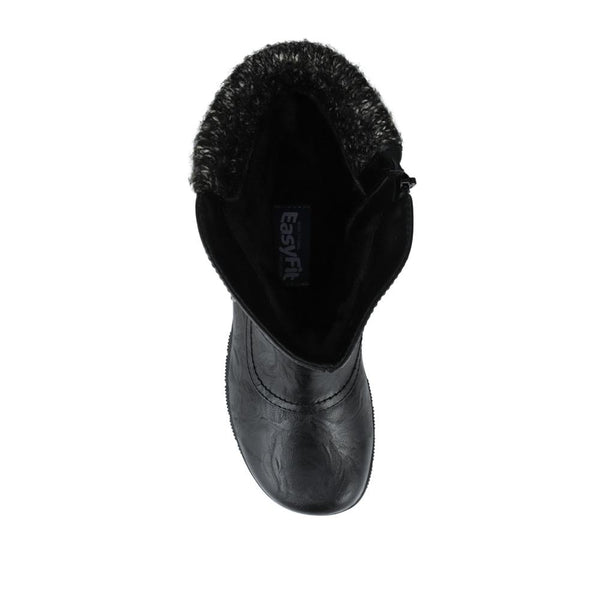 Pavers EasyFit Extra Wide Buckle Boots - Black