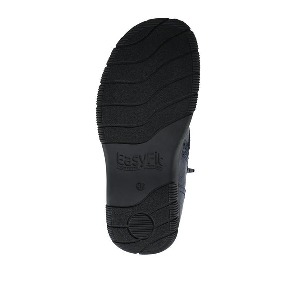 Pavers EasyFit Extra Wide Buckle Boots - Navy
