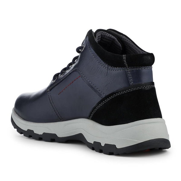 Pavers EasyFit Extra Wide Lace Up Boots - Navy
