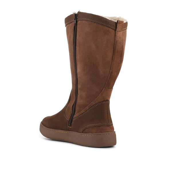 Pavers EasyFit Extra Wide Warm Leather Boots - Brown