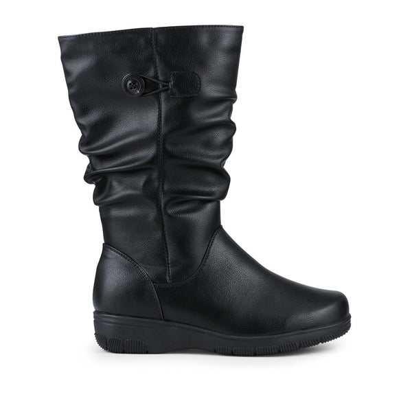 pavers EasyFit Extra Wide Zip-Up Boots - Black