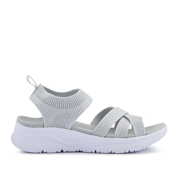 pavers Elasticated Slip-On Sandals - Grey