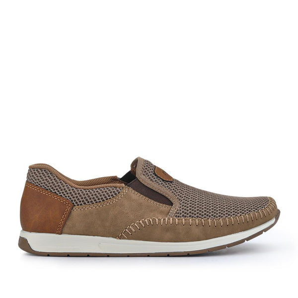 pavers Elasticated Slip-On Shoes - Beige