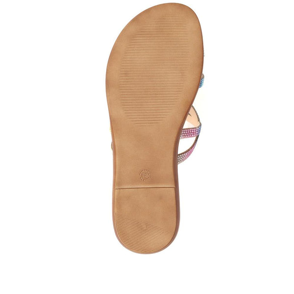 Pavers Embellished Mule Sandals - Multi