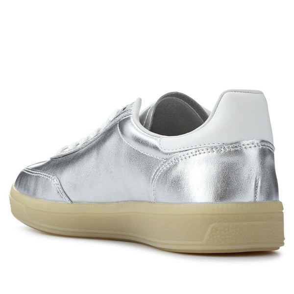 Pavers Extra-Cushioned Leather Trainers - Metallic