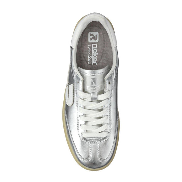 Pavers Extra-Cushioned Leather Trainers - Metallic
