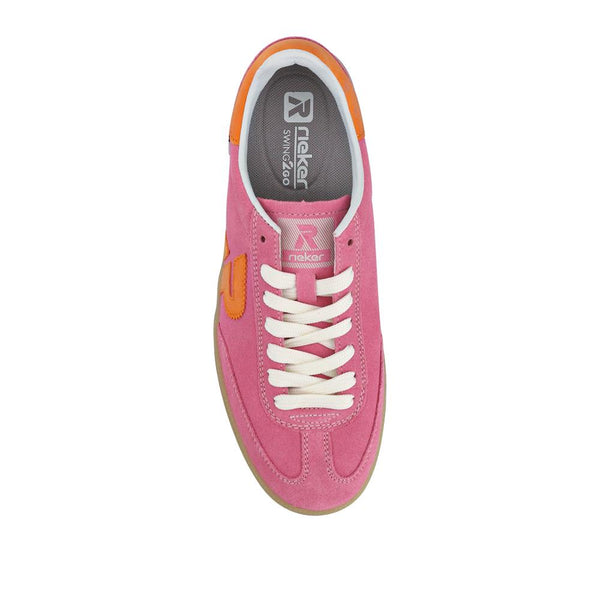Pavers Extra-Cushioned Leather Trainers - Pink