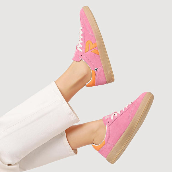 Pavers Extra-Cushioned Leather Trainers - Pink