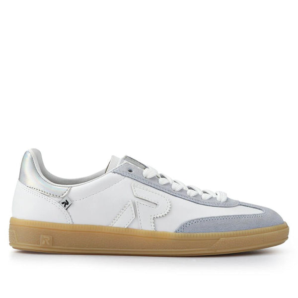 pavers Extra-Cushioned Leather Trainers - White-Blue
