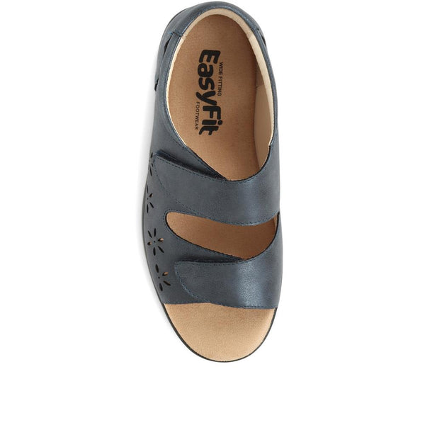 Pavers Extra-Wide Adjustable Shoes - Navy