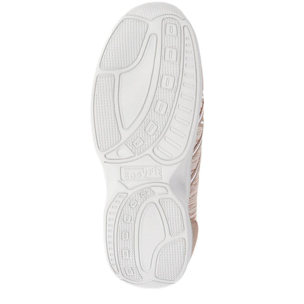 Pavers Extra-Wide Bungee Lace Trainers - Taupe Multi