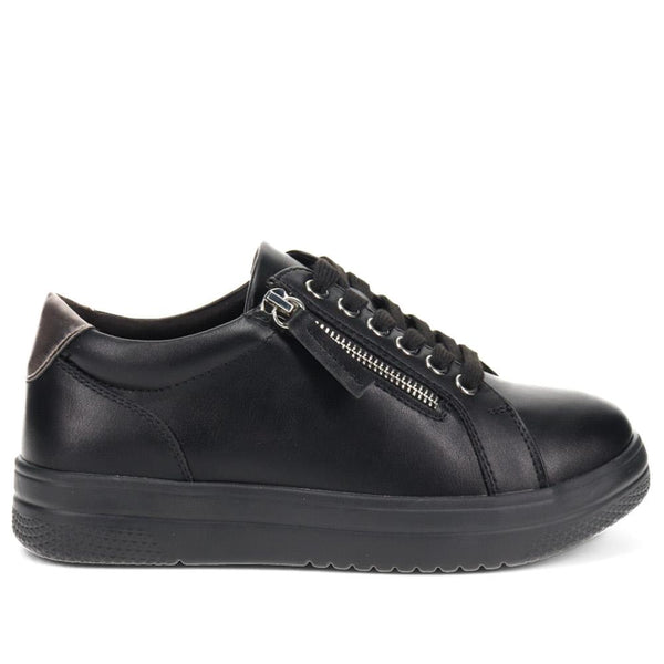 pavers Extra Wide Chunky Trainers - Black