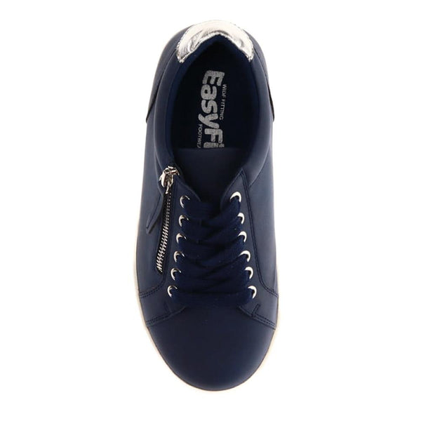 Pavers Extra Wide Chunky Trainers - Navy