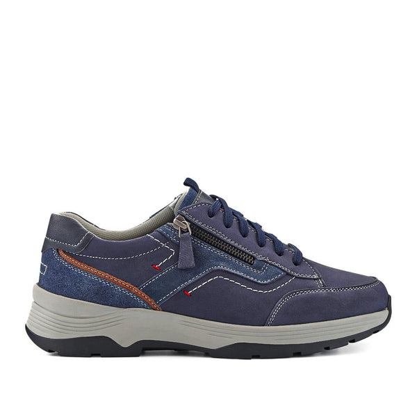 pavers Extra-Wide Dual-Fasten Trainers - Navy