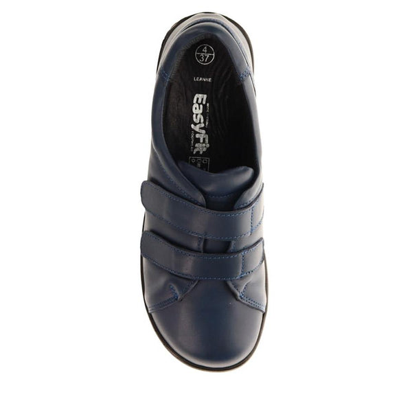 Pavers Extra-Wide Fit Adjustable Shoes - Navy