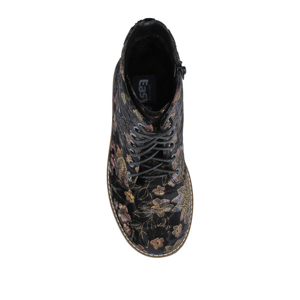 Pavers Extra-Wide Fit Boots - Black Floral