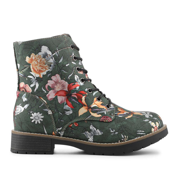 pavers Extra-Wide Fit Boots - Green Floral
