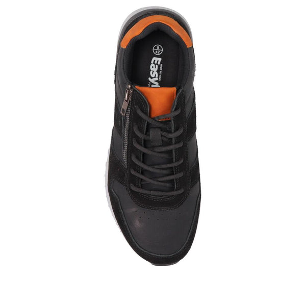 Pavers Extra-Wide Fit Casual Trainers - Black