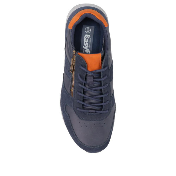 Pavers Extra-Wide Fit Casual Trainers - Navy
