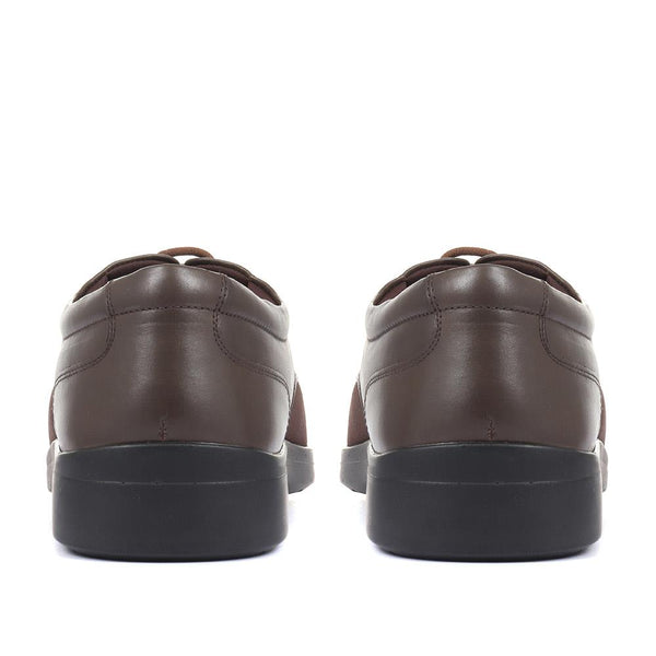 Pavers Extra Wide Fit Lace-Up Derby Shoe - Brown