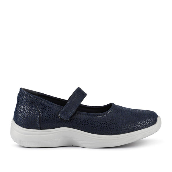 Pavers Extra-Wide Fit Mary Janes - Navy