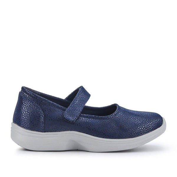 Pavers Extra-Wide Fit Mary Janes - Navy