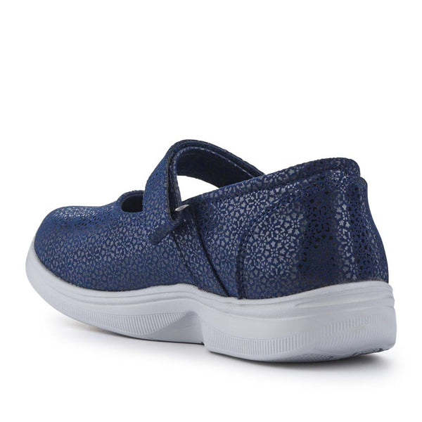 Pavers Extra-Wide Fit Mary Janes - Navy