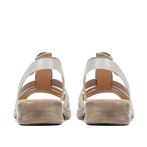 Pavers Extra Wide Fit Sandals - Beige