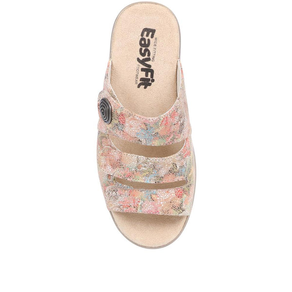 Pavers Extra Wide Fit Sandals - Beige Multi